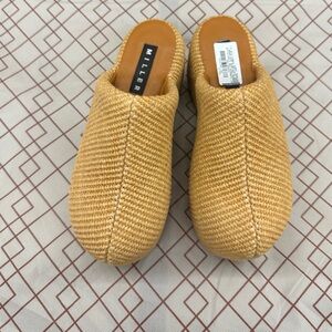 Simon Miller Woven Tan Mules